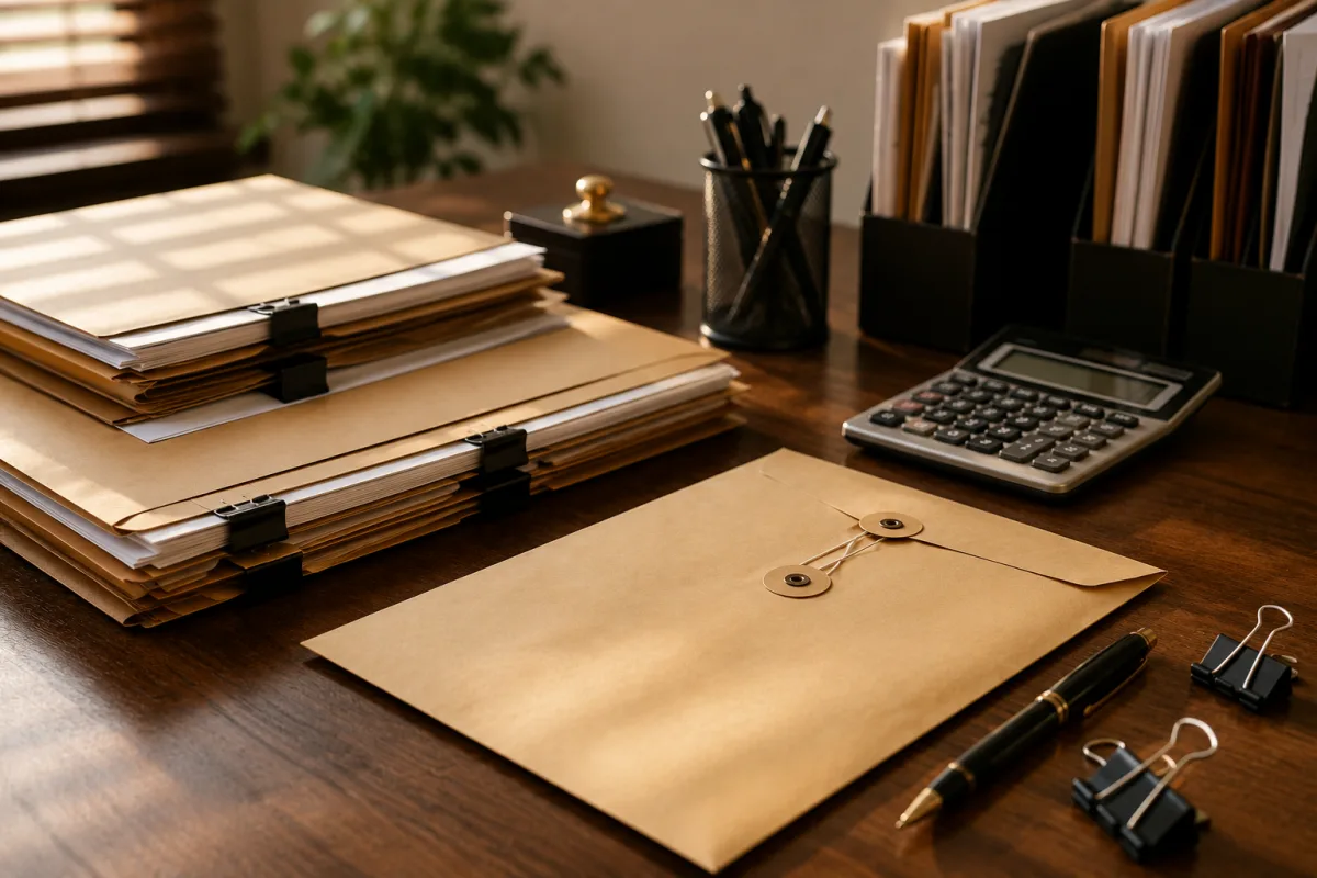 Organized probate records after subpoena