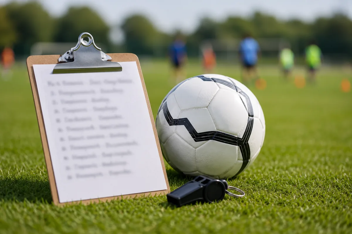 Task cue card for athletes