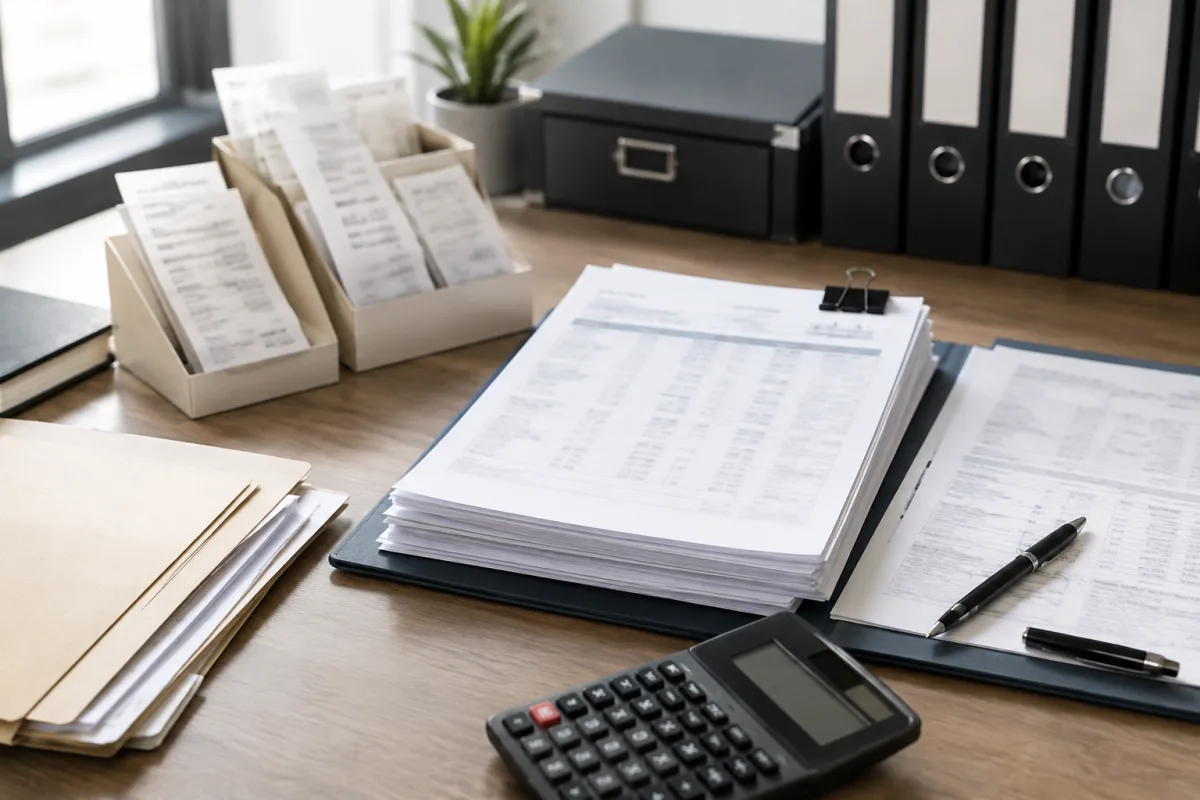 Financial records for POA review