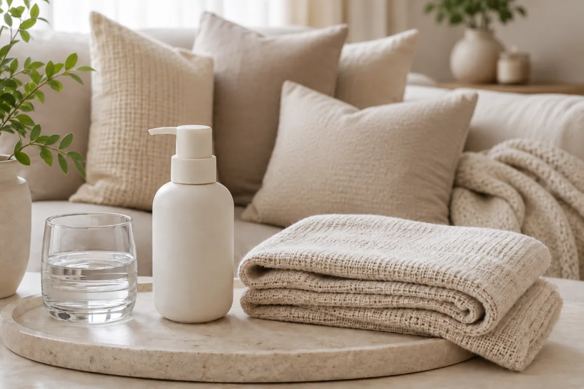 Water and rest after prenatal massage
