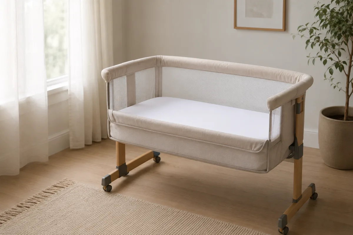Safe newborn sleep space