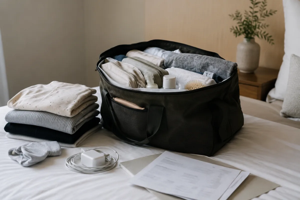 Baby delivery hospital bag