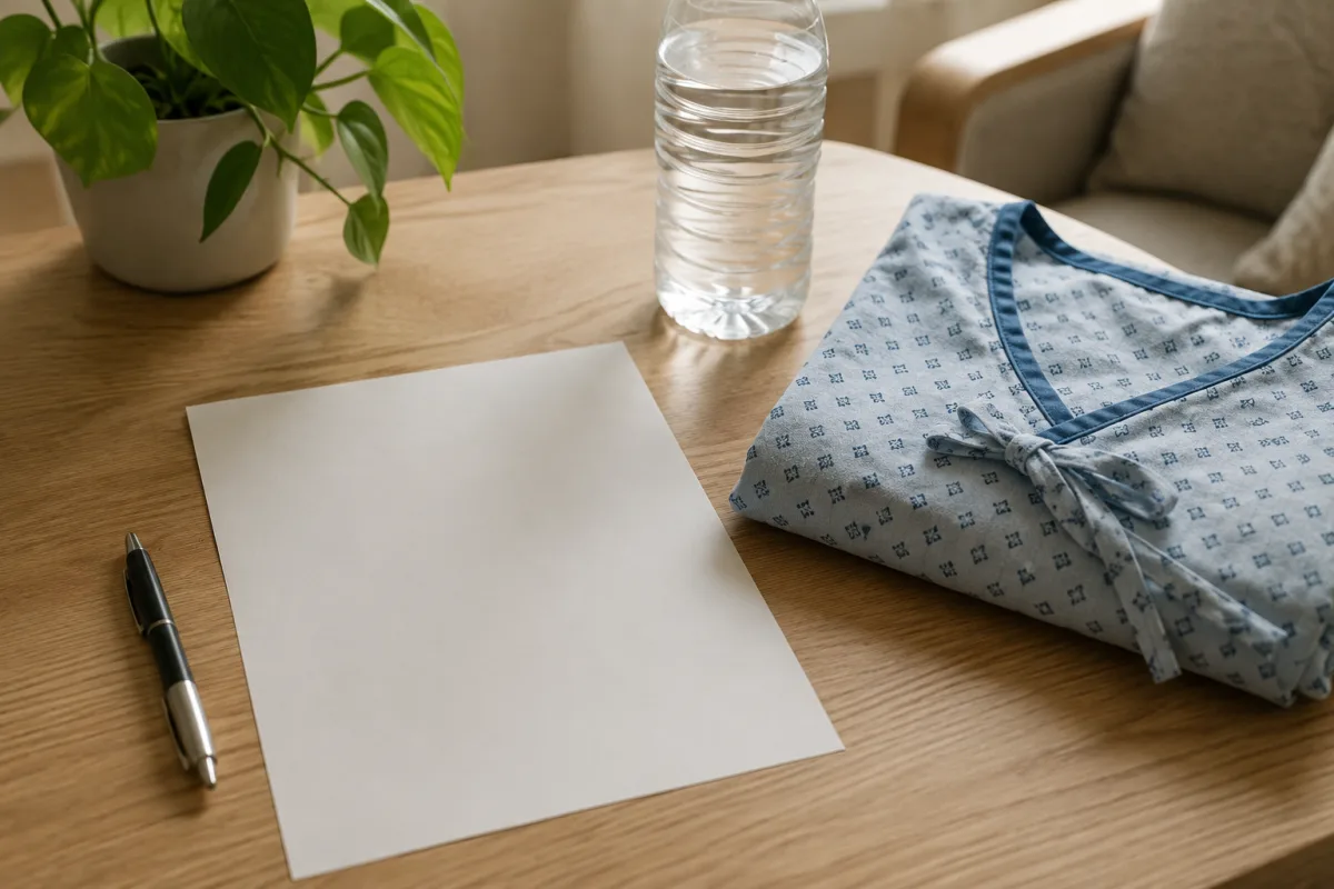 Birth plan notes about episiotomy consent