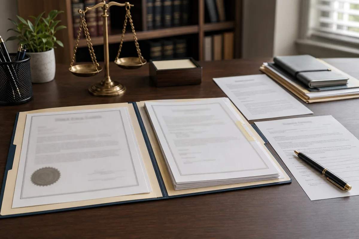 Probate title review folder