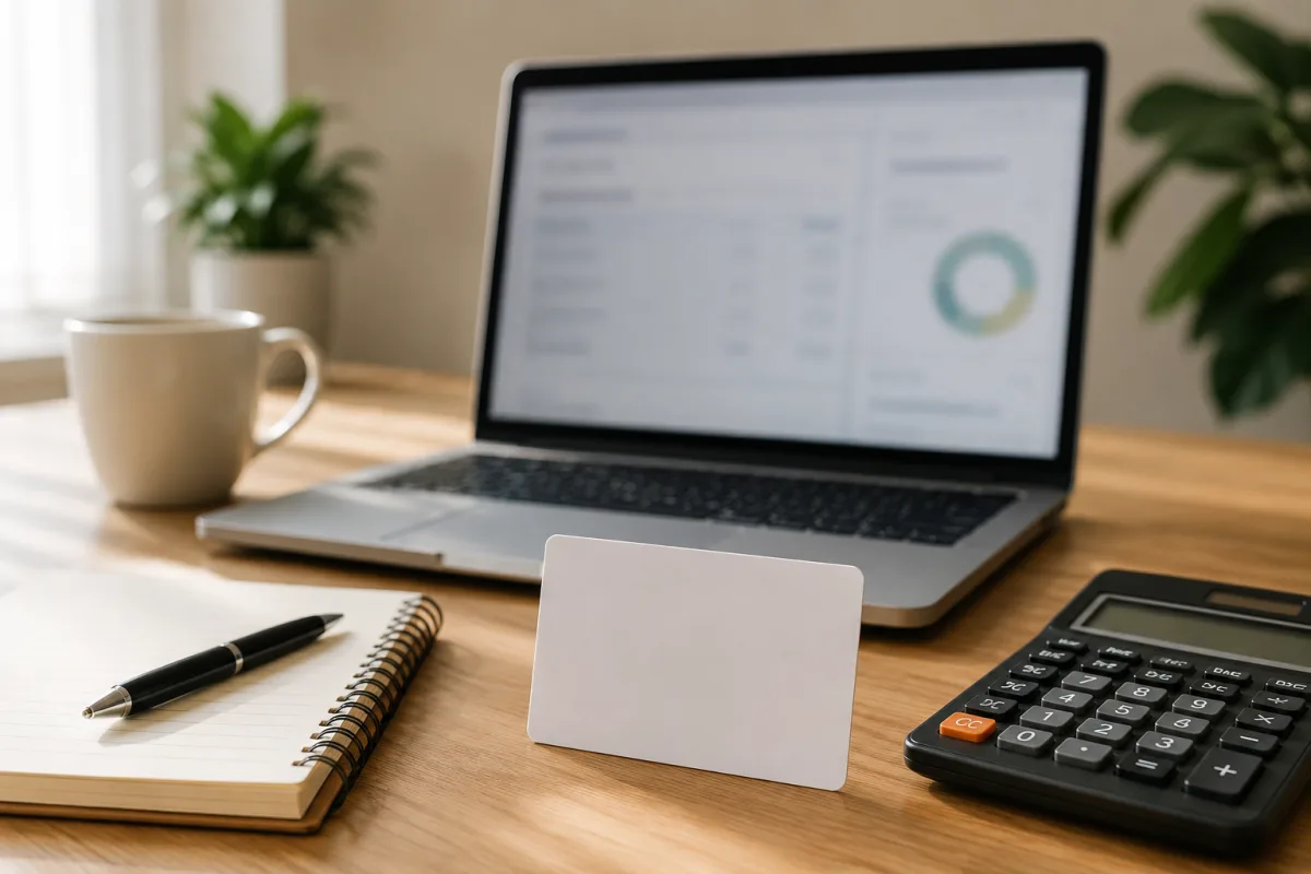 Credit card beside TreasuryDirect notes