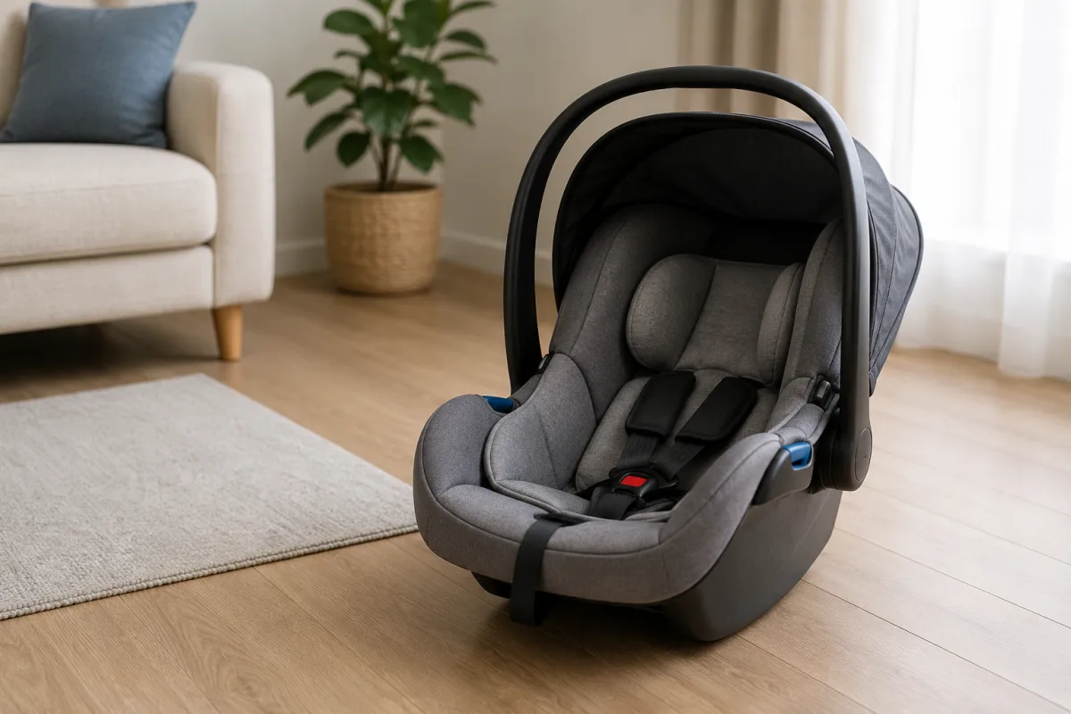 Newborn car seat preparation