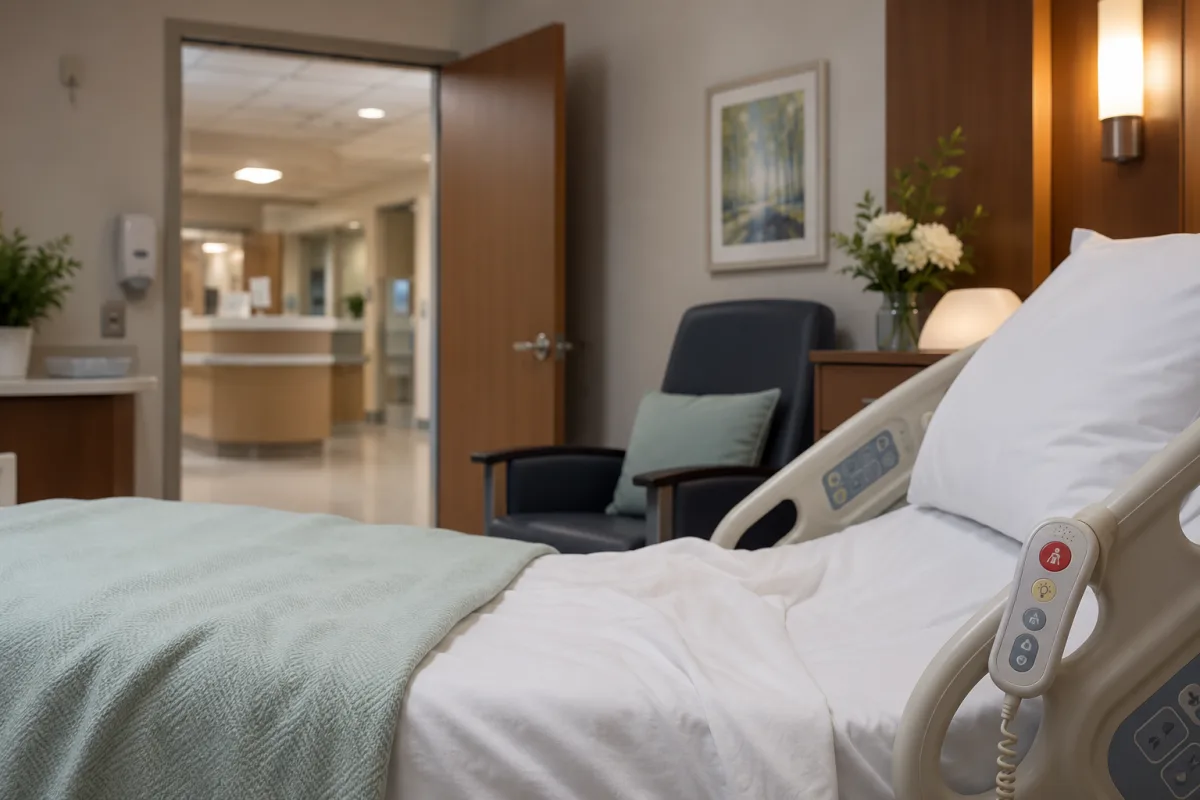 Partner alerting nurse during labor