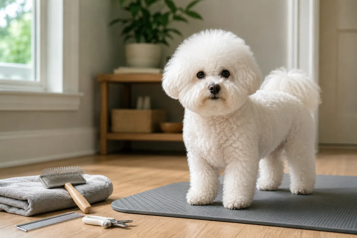 Rescue Bichon Frise grooming supplies