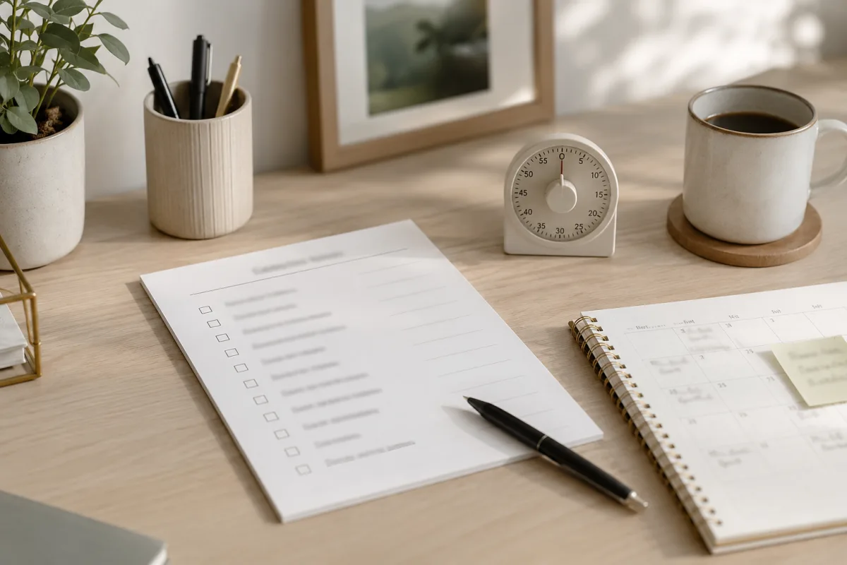External memory checklist