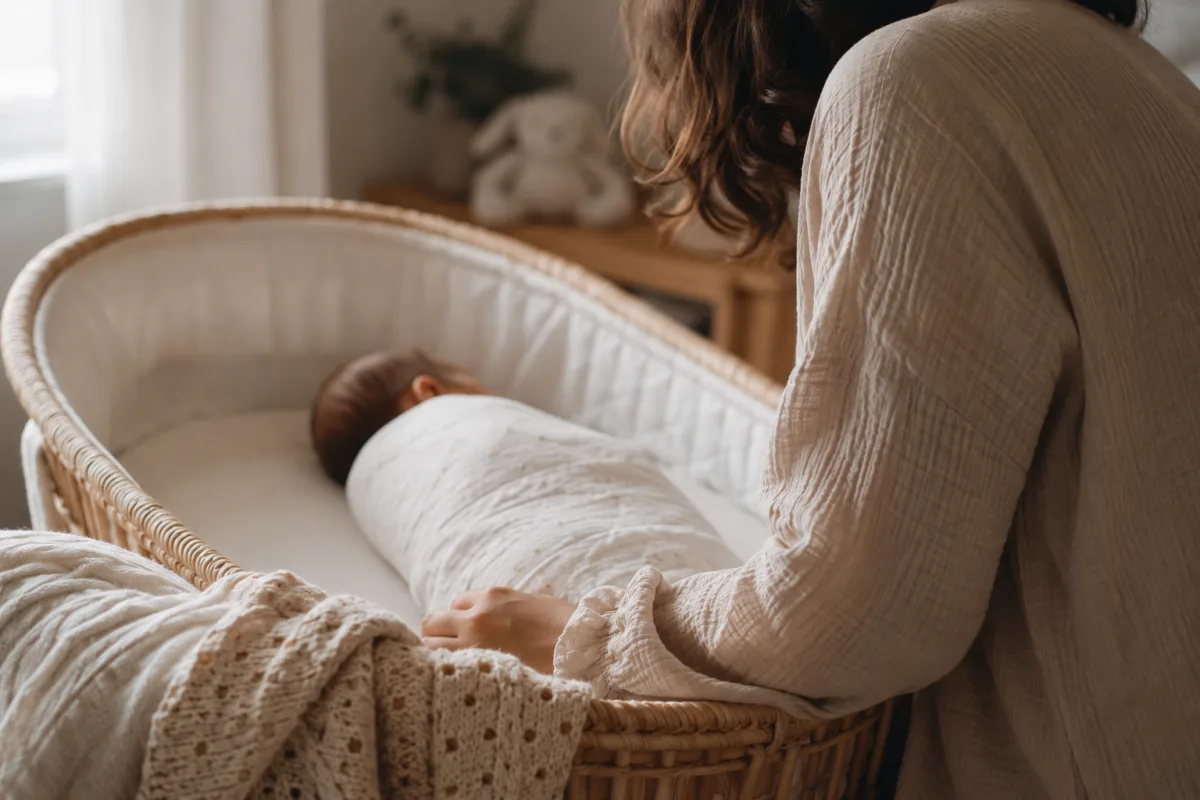 Newborn hearing gentle sound