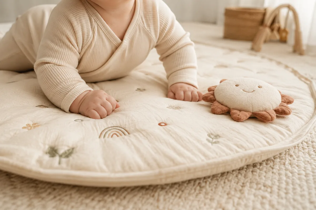 Tummy time visual development