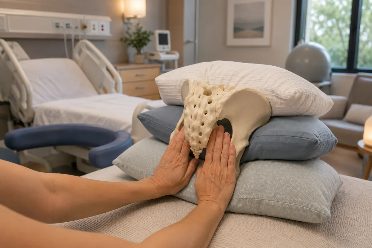 Counterpressure for back labor