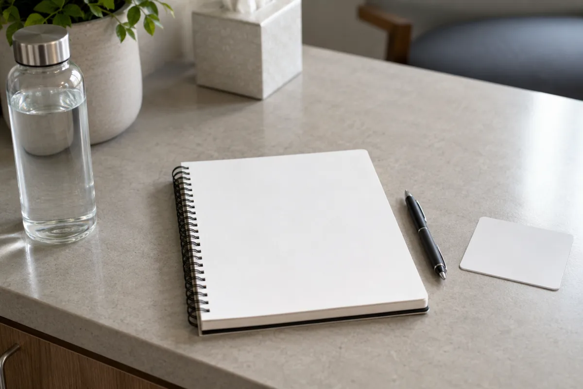 Pregnancy symptom tracking notebook
