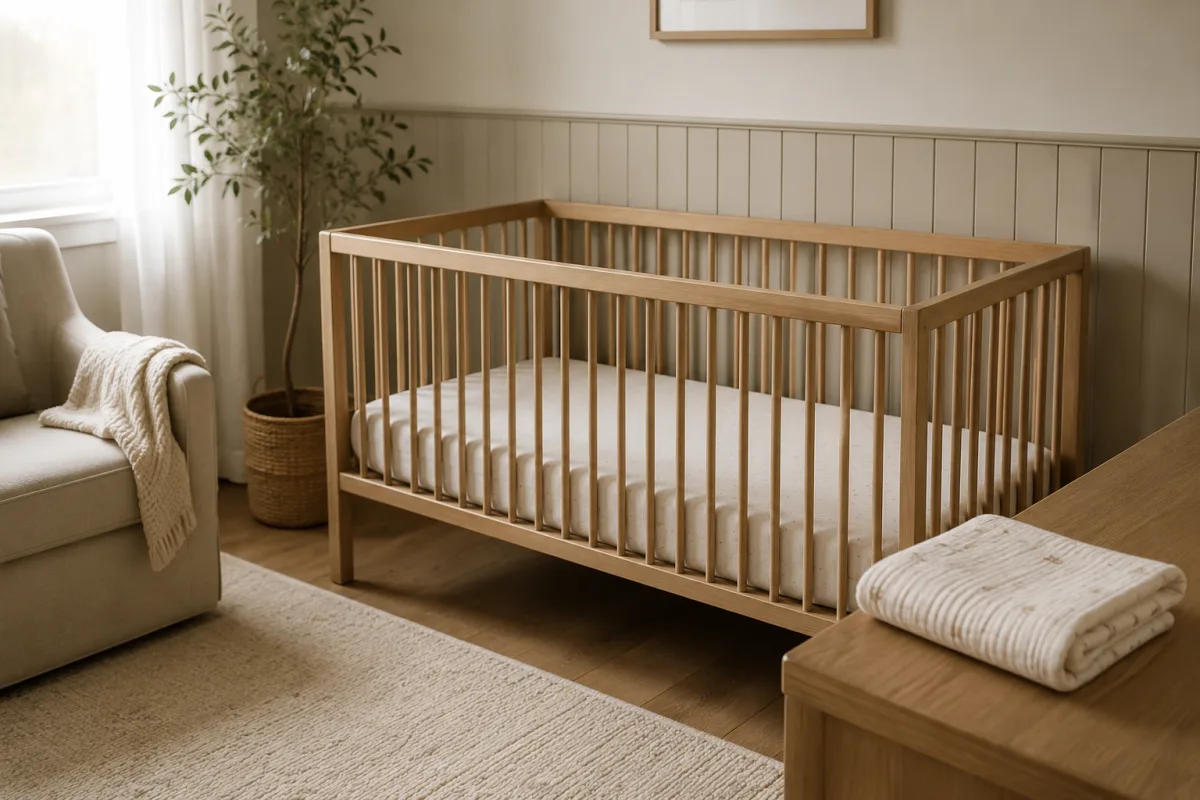 Swaddle safe sleep space