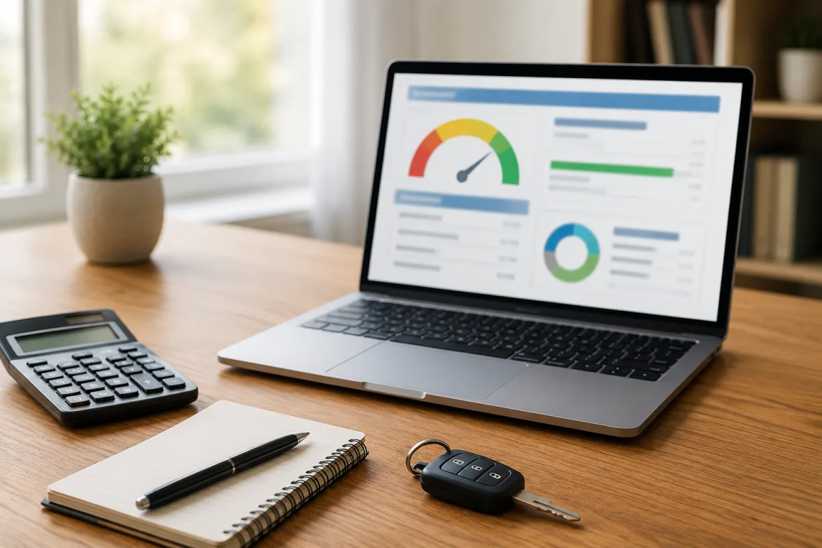 Credit report review before car loan