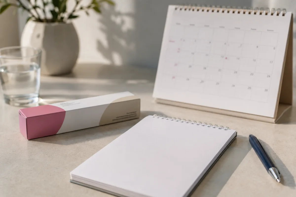 Medication abortion timing checklist