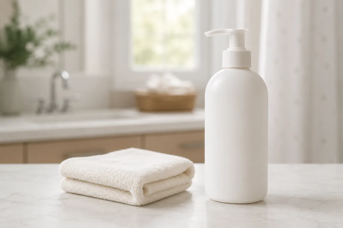 Mild fragrance free baby cleanser