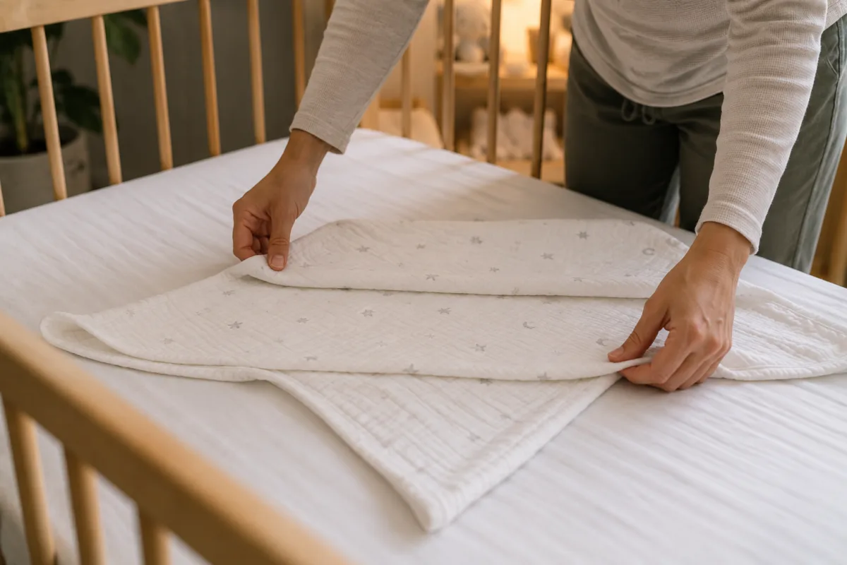 simple baby wrapping steps