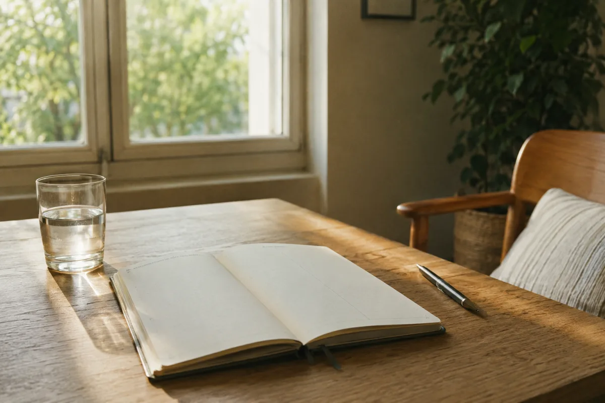 Journal exercise for reframing imposter thoughts