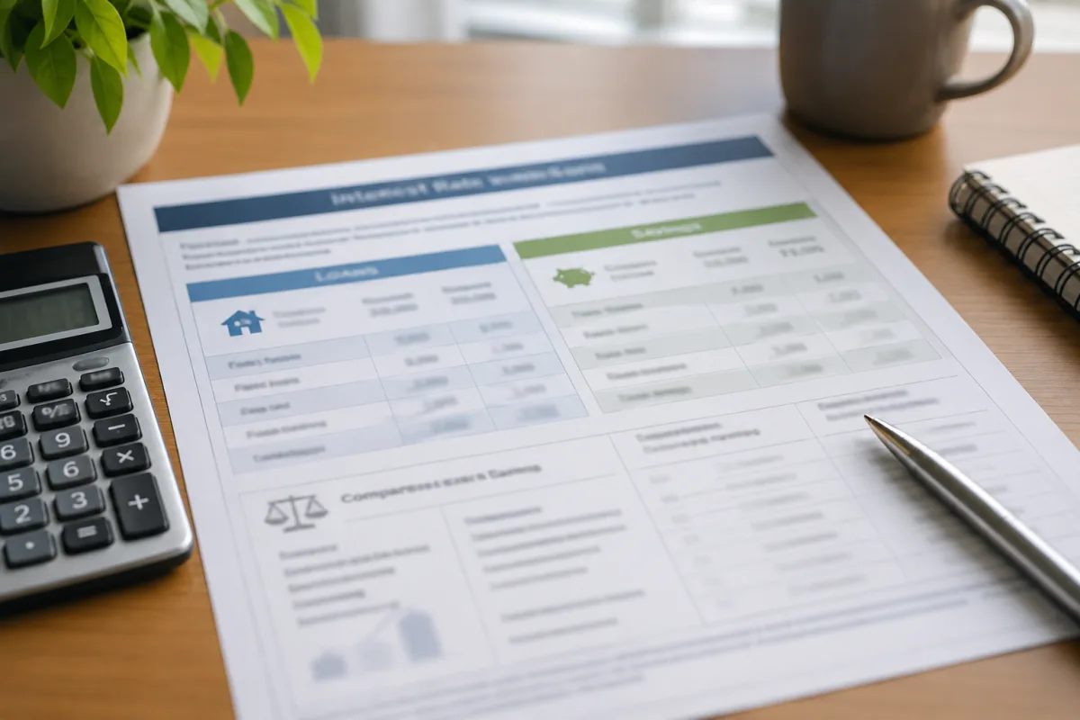 Interest rate and borrowing cost notes