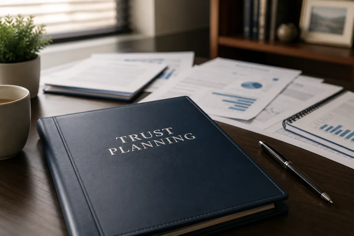 Trust planning document folder