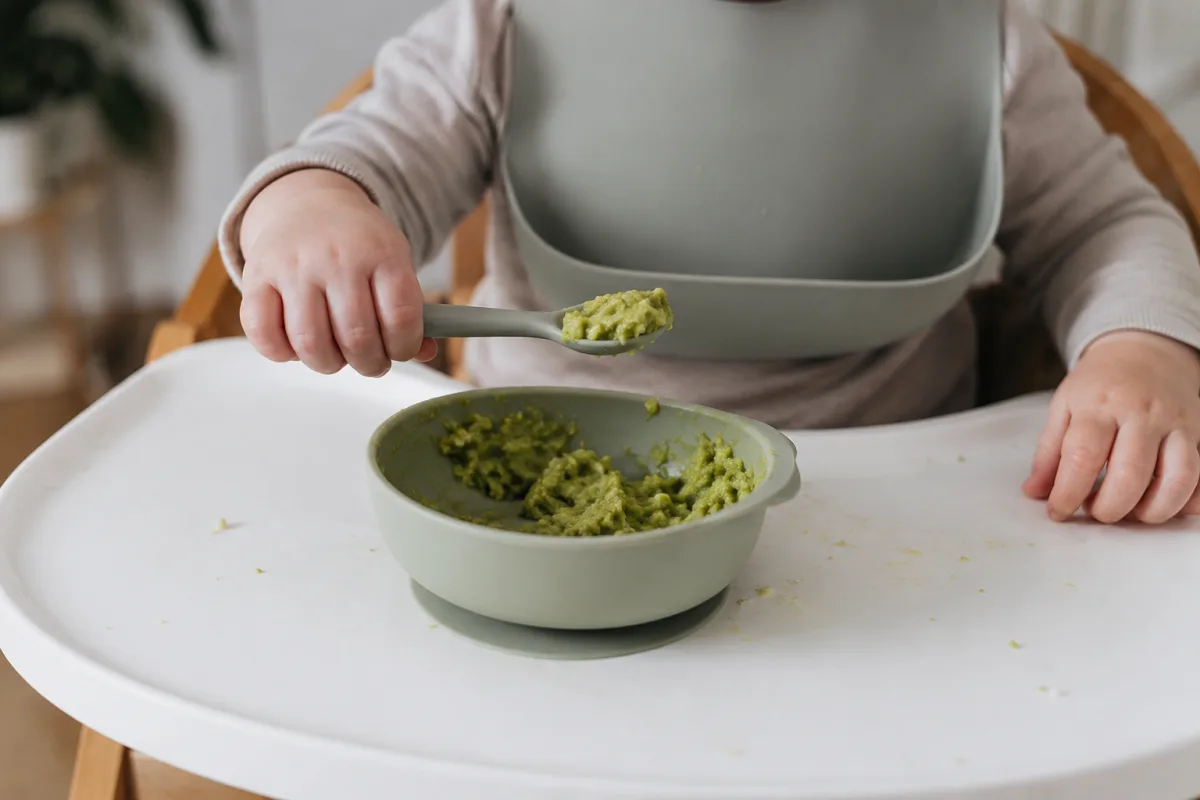 Baby readiness setup for first solid foods
