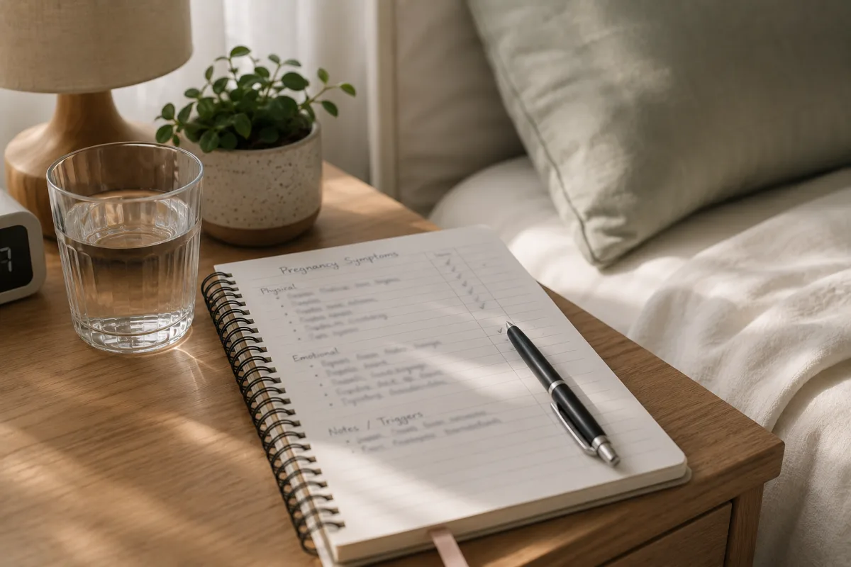 Pregnancy thirst symptom notes