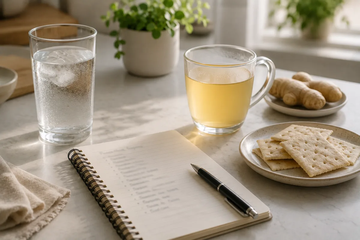 Hydration during pregnancy nausea