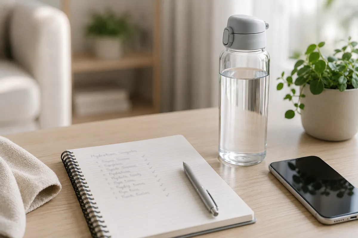 Pregnancy hydration tracking note