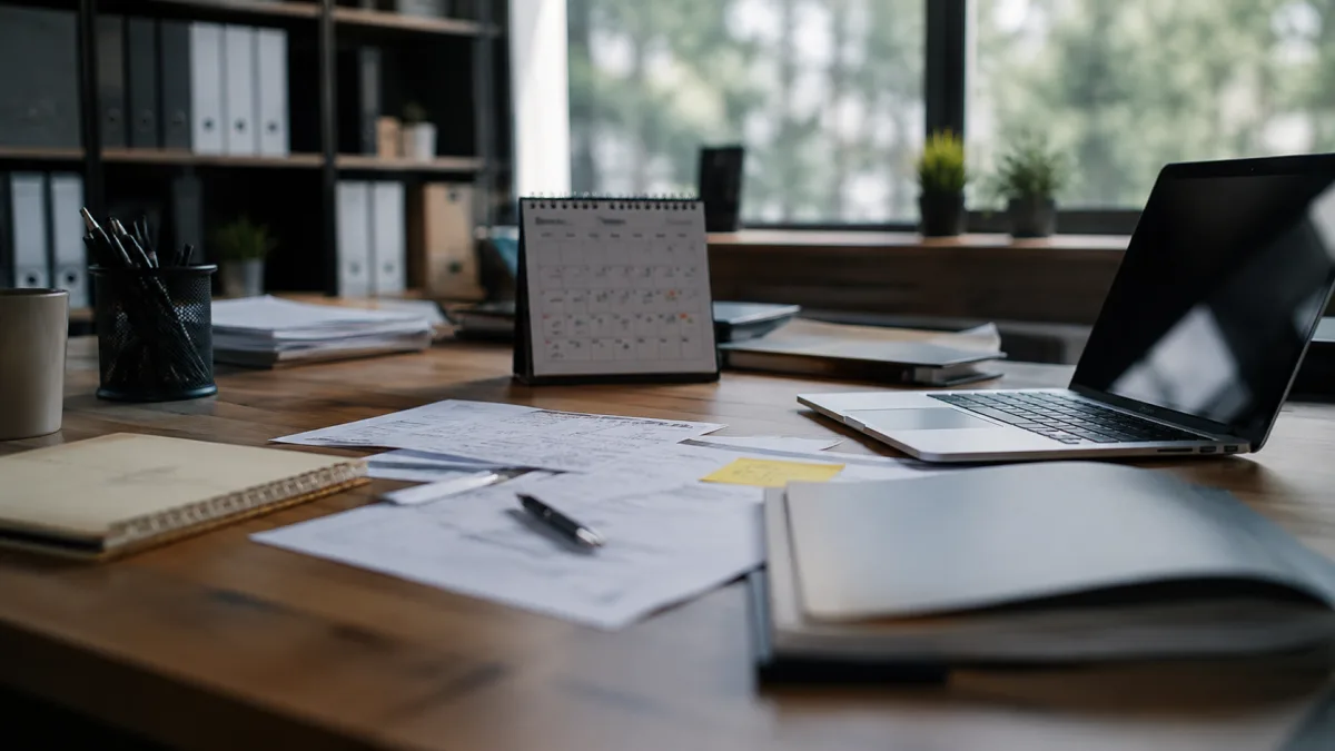 Hiring manager reviewing role details