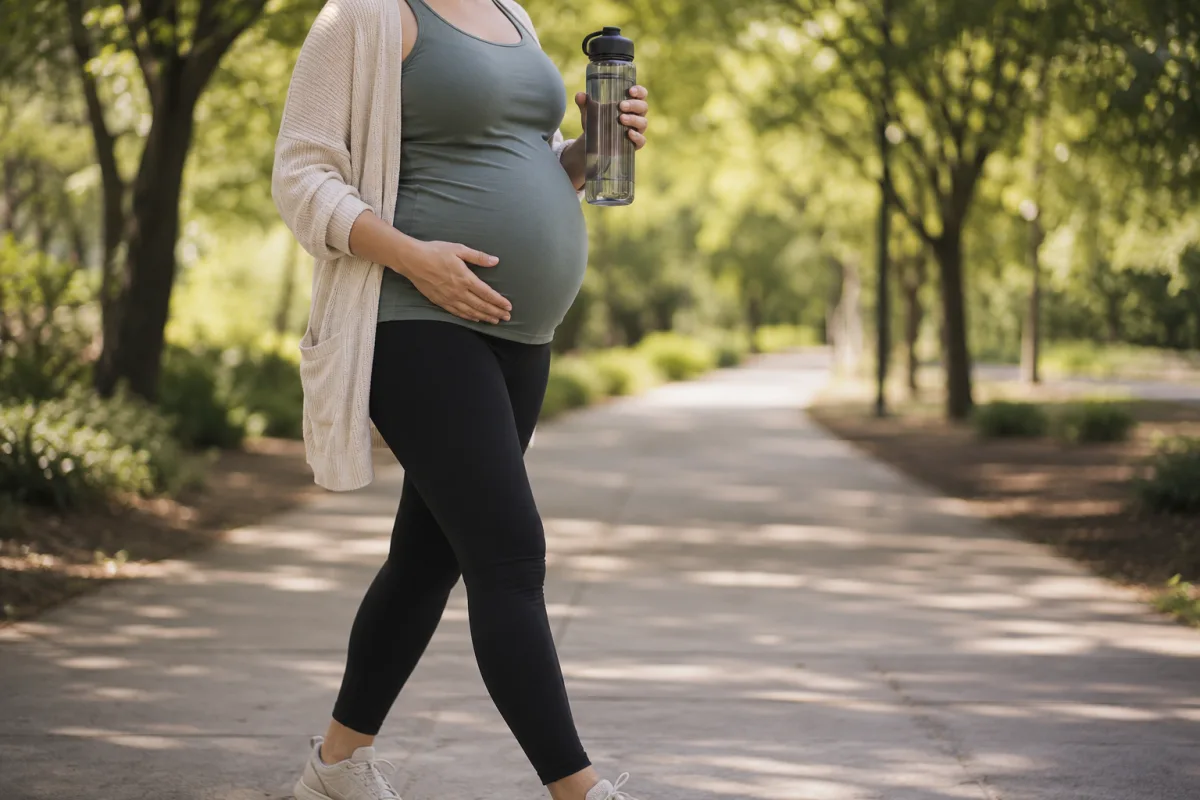 late pregnancy walking exercise