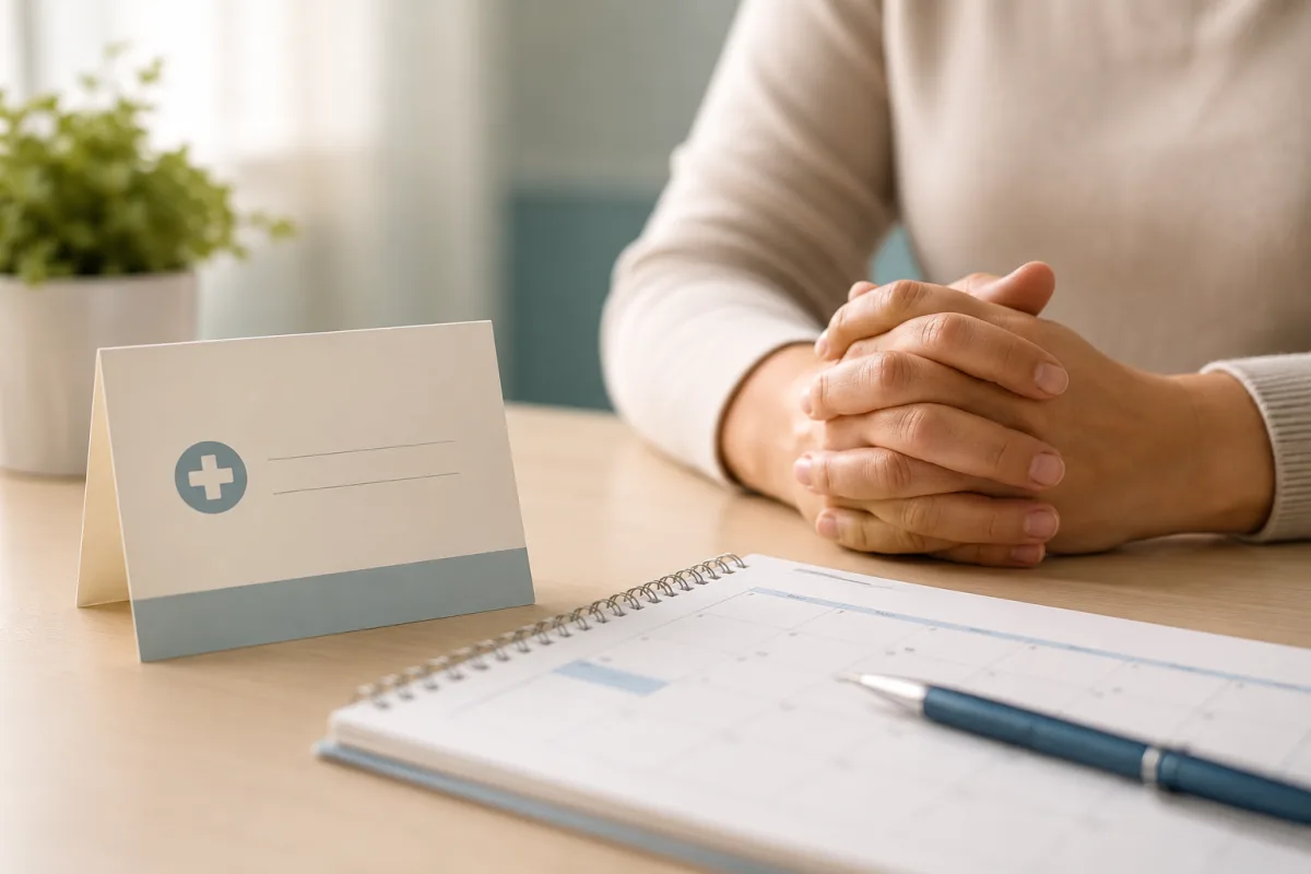 fertility help appointment notes