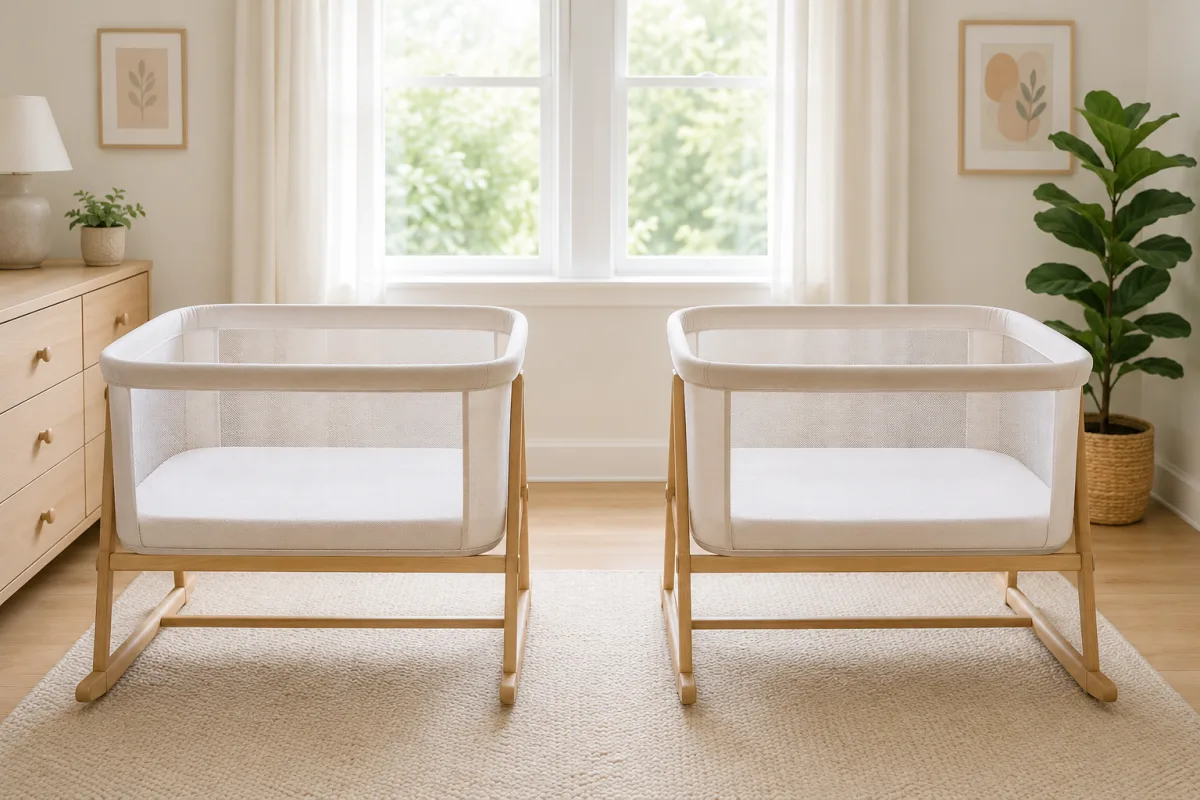 Two safe twin sleep spaces