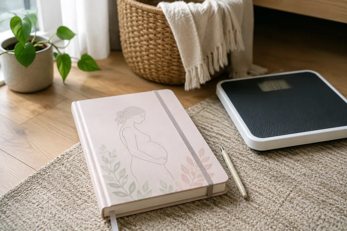 Pregnancy weight range tracker