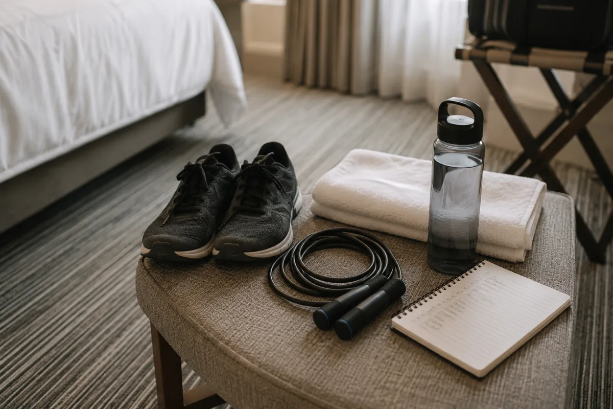 Travel workout gear for Army fitness preparation