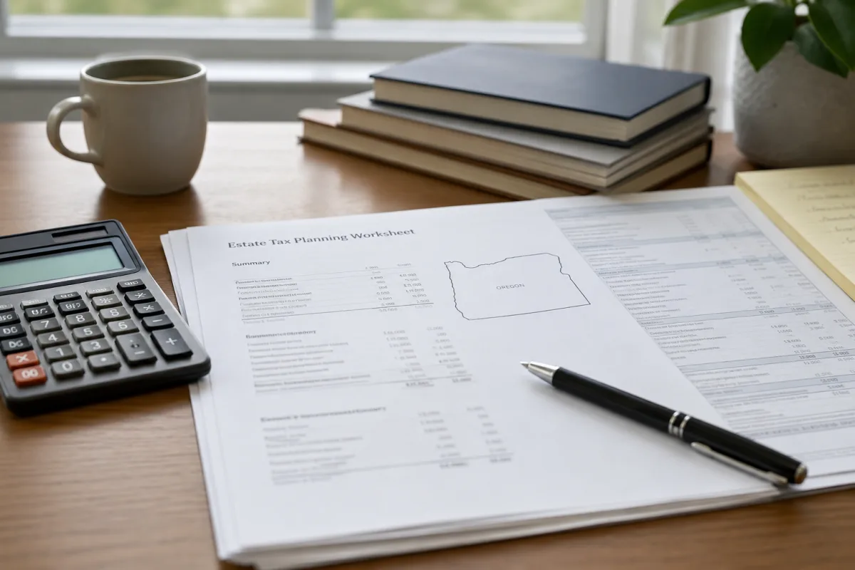 Oregon estate tax threshold notes