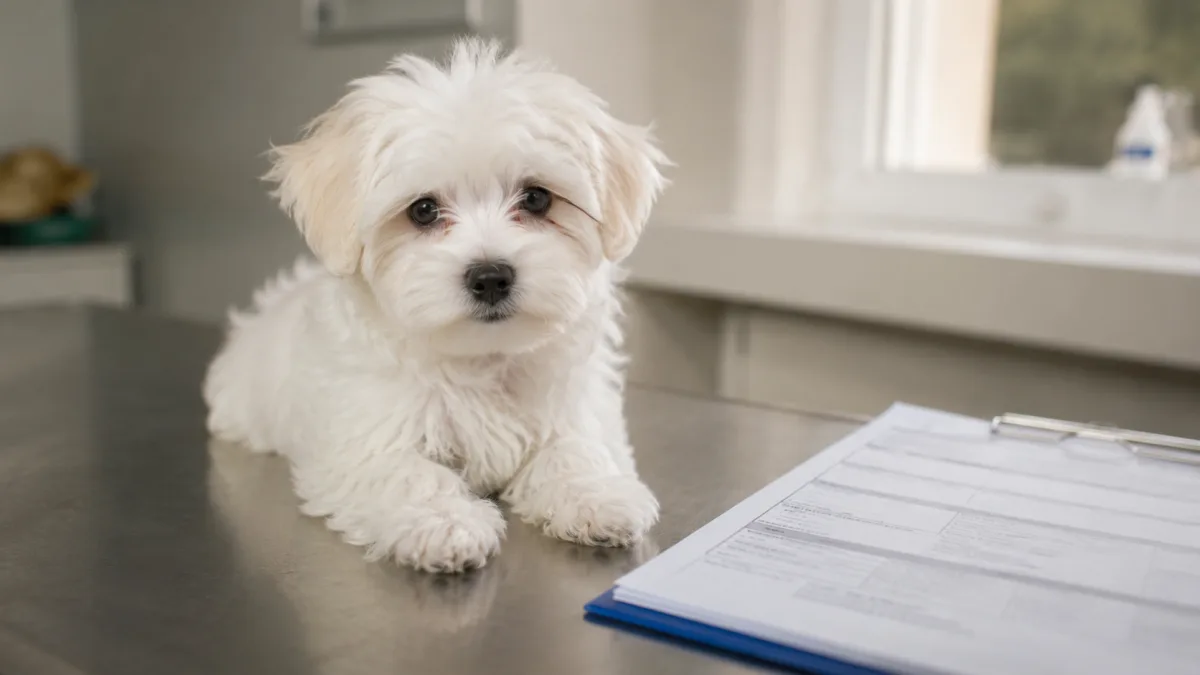 Maltese health records and puppy