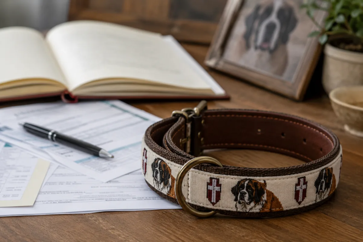 Saint Bernard health records and breeder notes