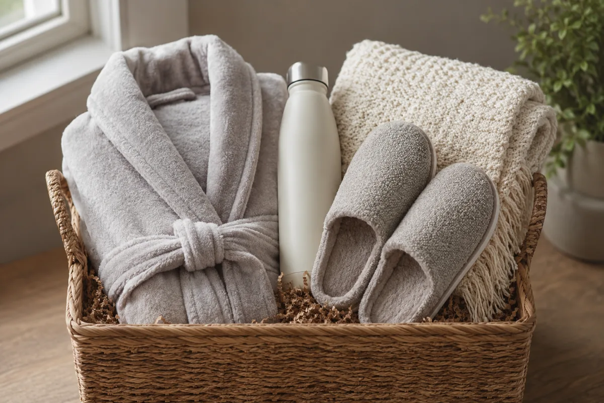 Useful pregnancy comfort gift basket