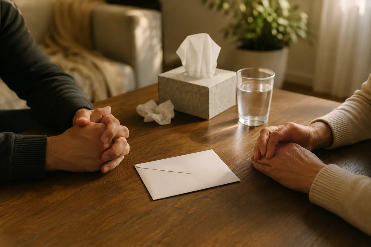 Paternity result conversation support