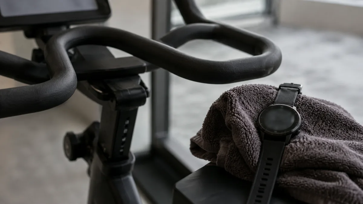 Heart rate monitor during cardio