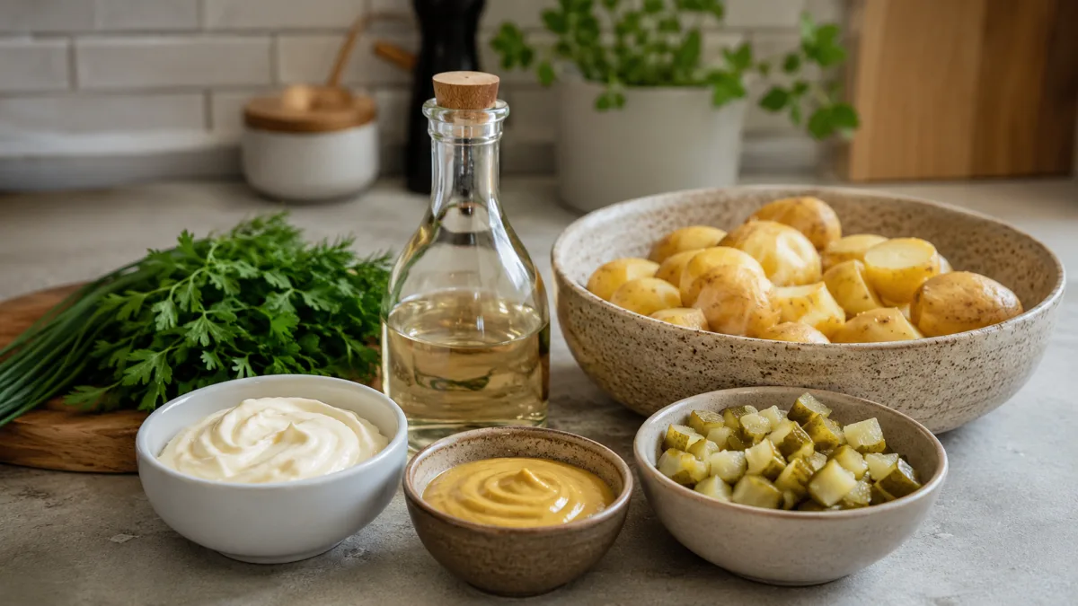 Potato salad dressing ingredients