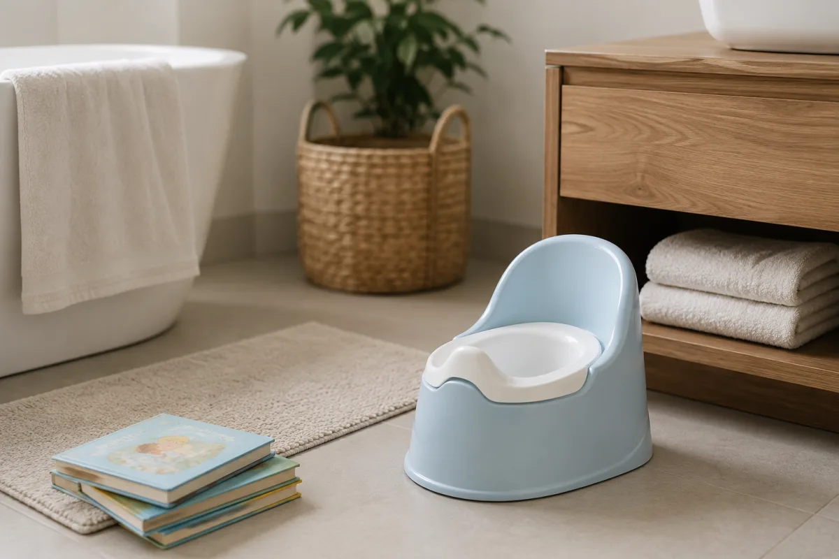 Positive potty training setup