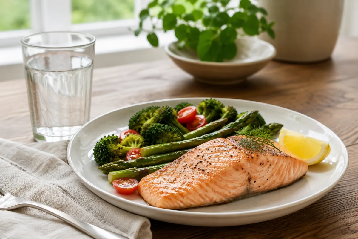lower mercury fish preconception meal