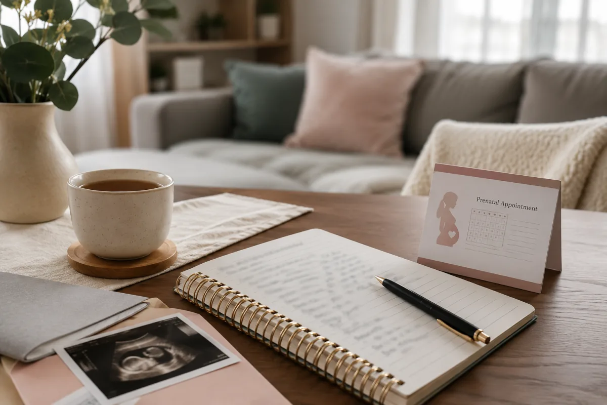 Pregnancy anxiety support notes for a prenatal visit