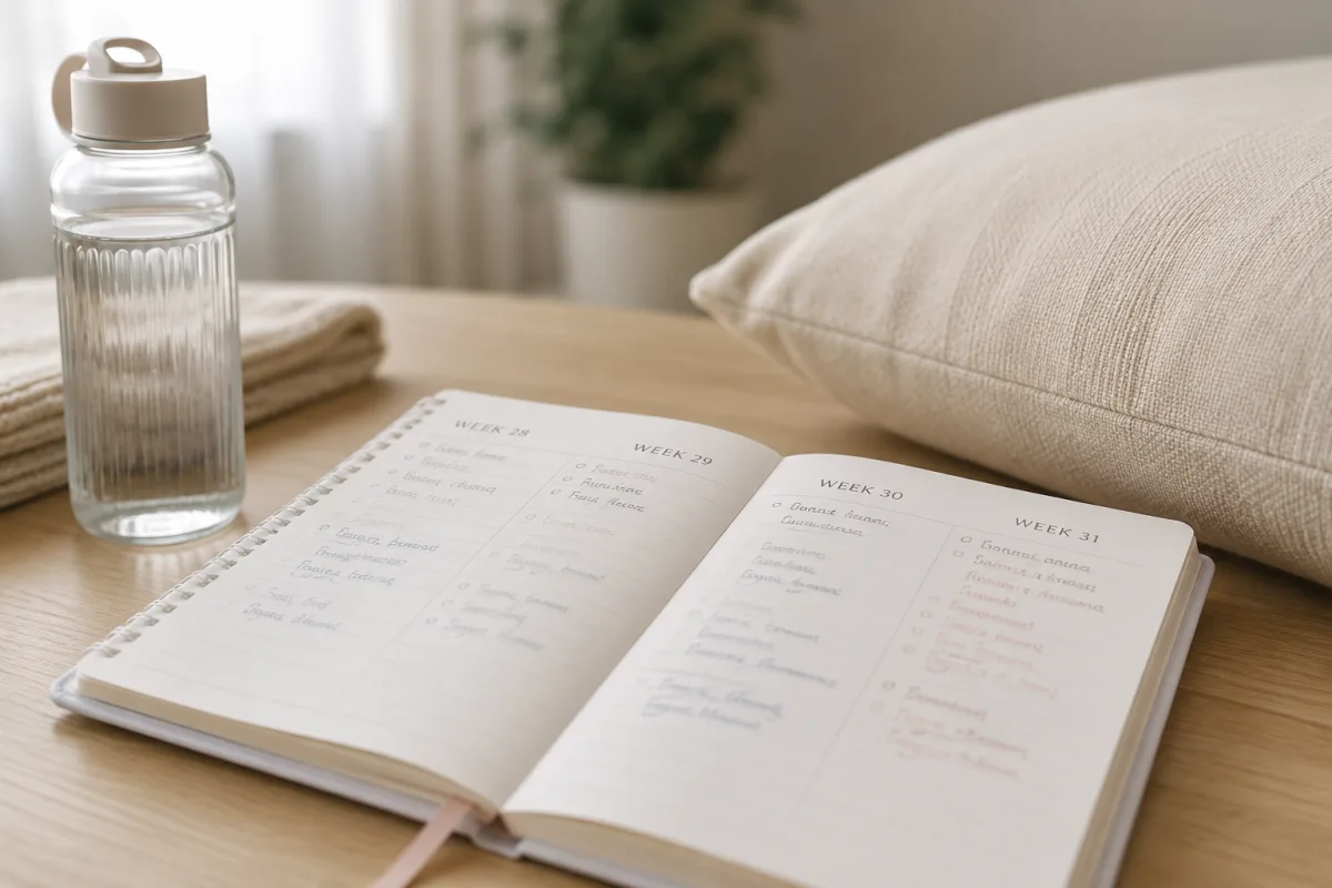Third trimester weeks 28 to 31 planning