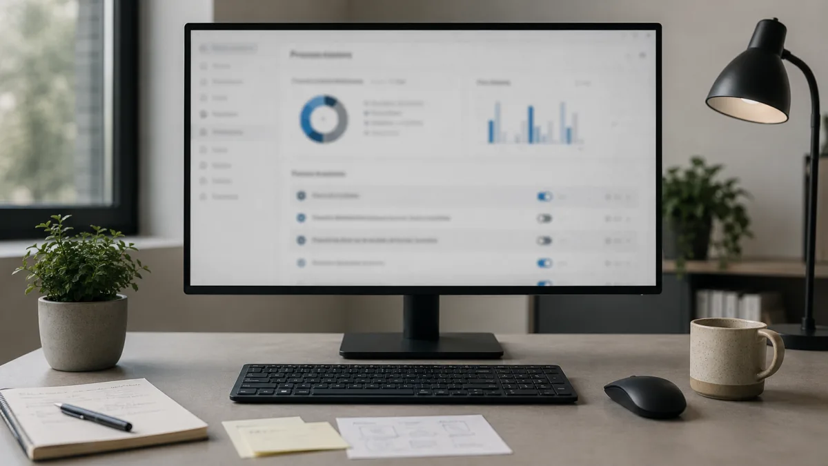 Browser cookie settings shown beside simple analytics notes