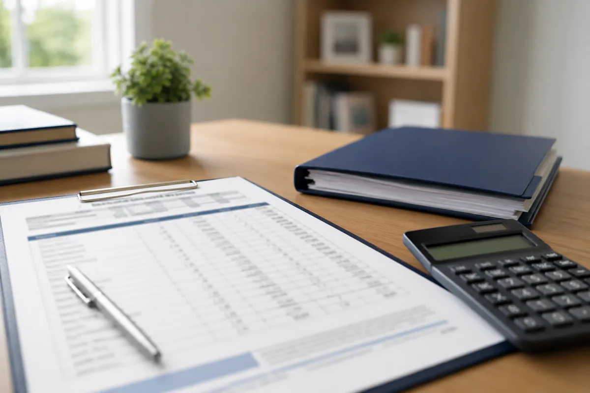 Estate asset inventory worksheet
