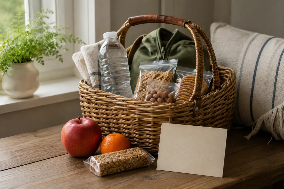 Pregnancy support product basket