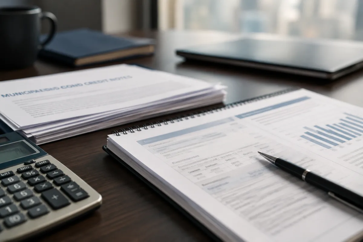 Municipal bond credit risk notes